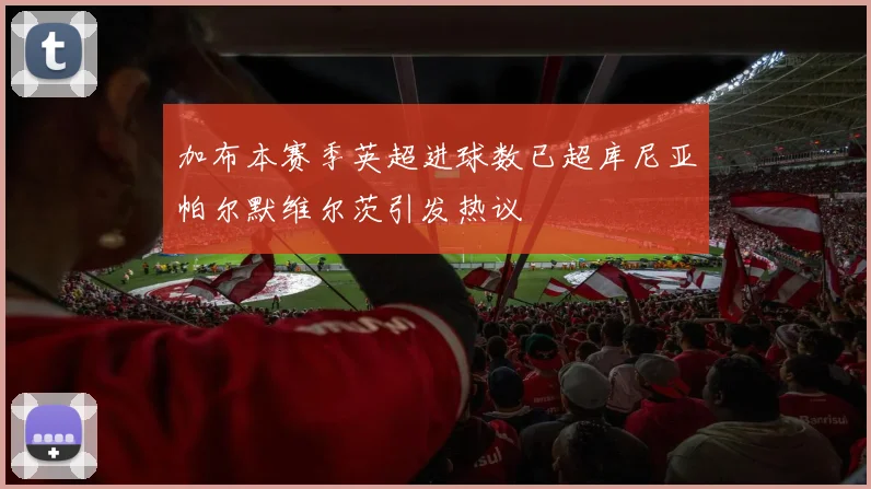 加布本赛季英超进球数已超库尼亚帕尔默维尔茨引发热议